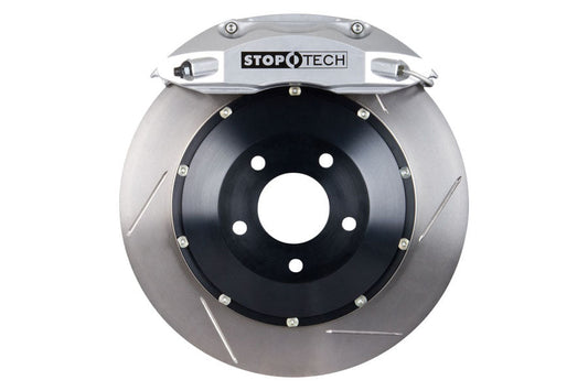 Stoptech ST-40 Big Brake Kit Front 332mm Silver Slotted Rotors - Subaru Models (inc. 2002-2007 WRX)