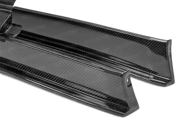 Seibon Carbon Fiber SS Style Side Skirts - 2011-2013 Nissan GT-R