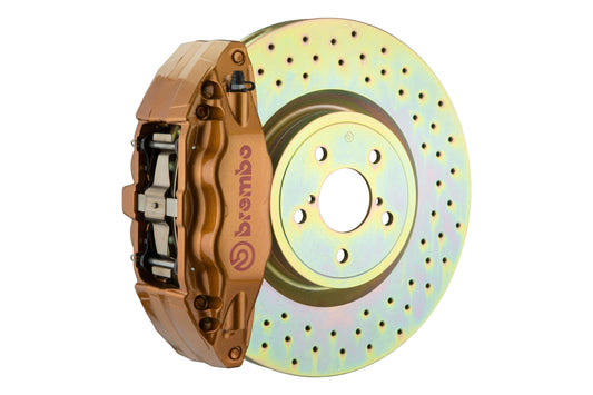 Brembo OE Gold Drilled Brake Kit Front - 2015-2021 Subaru WRX