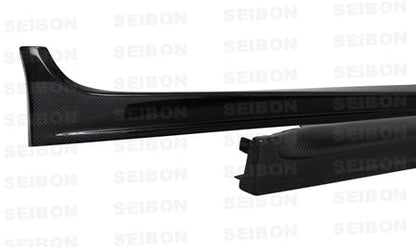 Seibon Carbon Fiber OE Style Side Skirts - 2008-2015 Mitsubishi Evo X