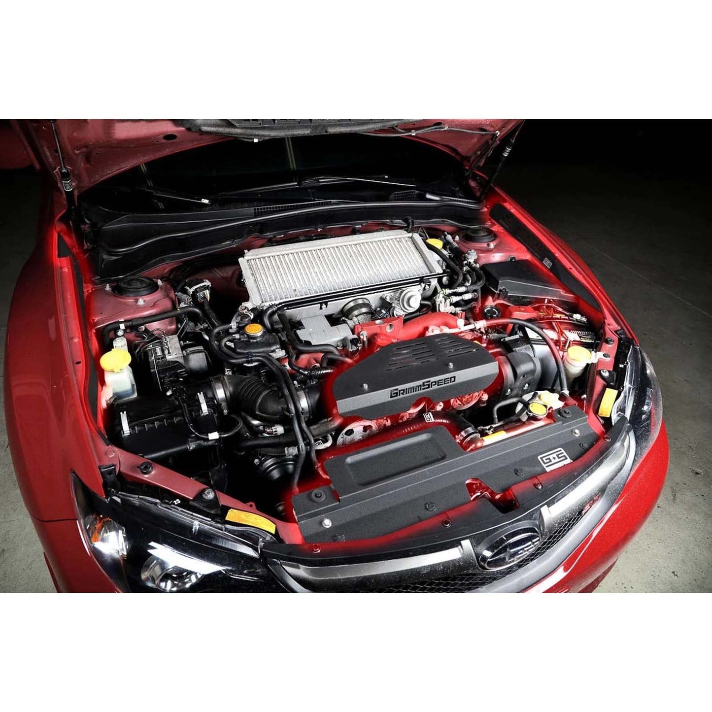 GrimmSpeed Fender Shrouds (Black)  - 2008-2014 Subaru WRX / STI