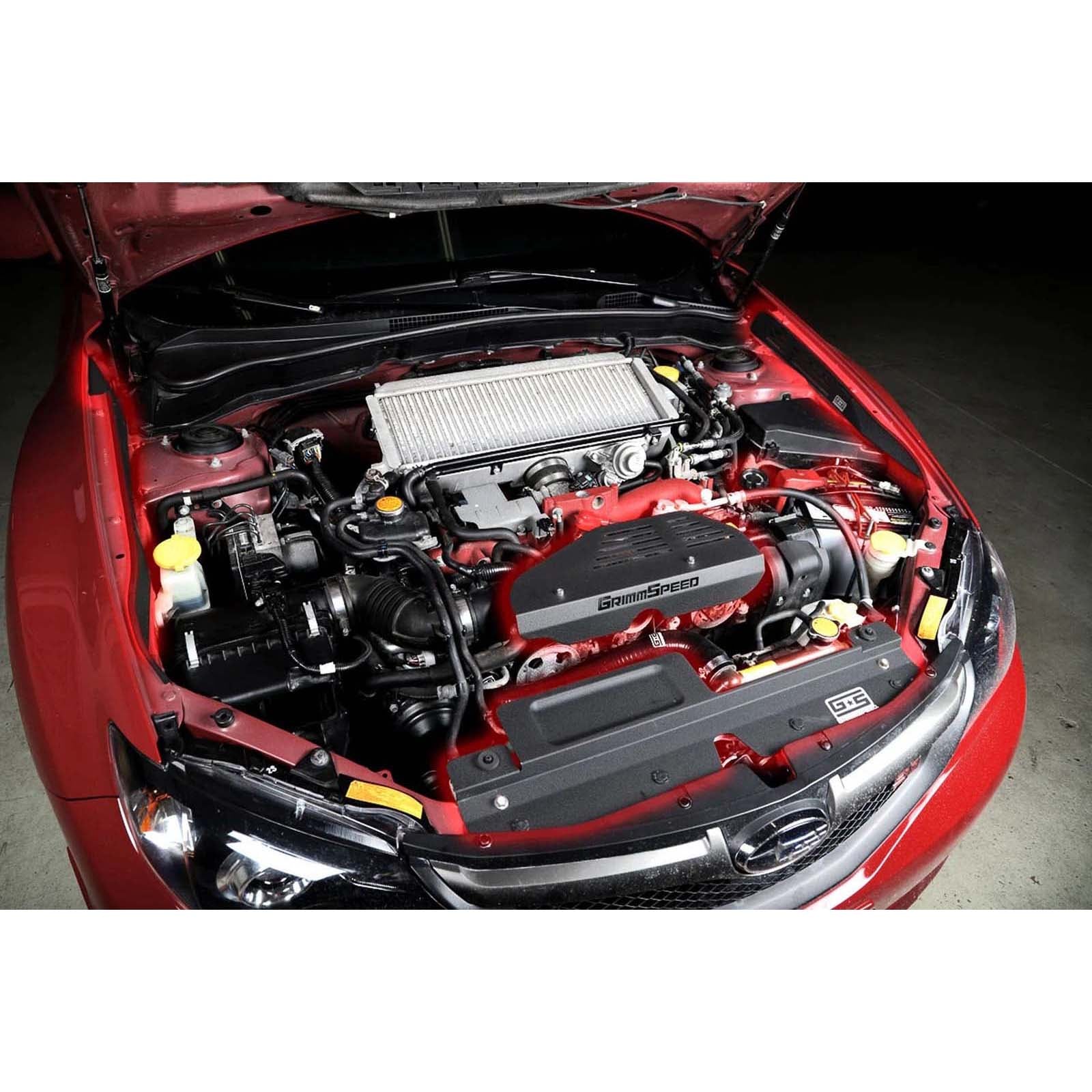 GrimmSpeed Fender Shrouds (Black)  - 2008-2014 Subaru WRX / STI