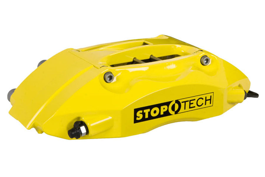 Stoptech ST-40 Big Brake Kit Front 332mm Yellow Slotted Rotors - Subaru Models (inc. 2002-2007 WRX)