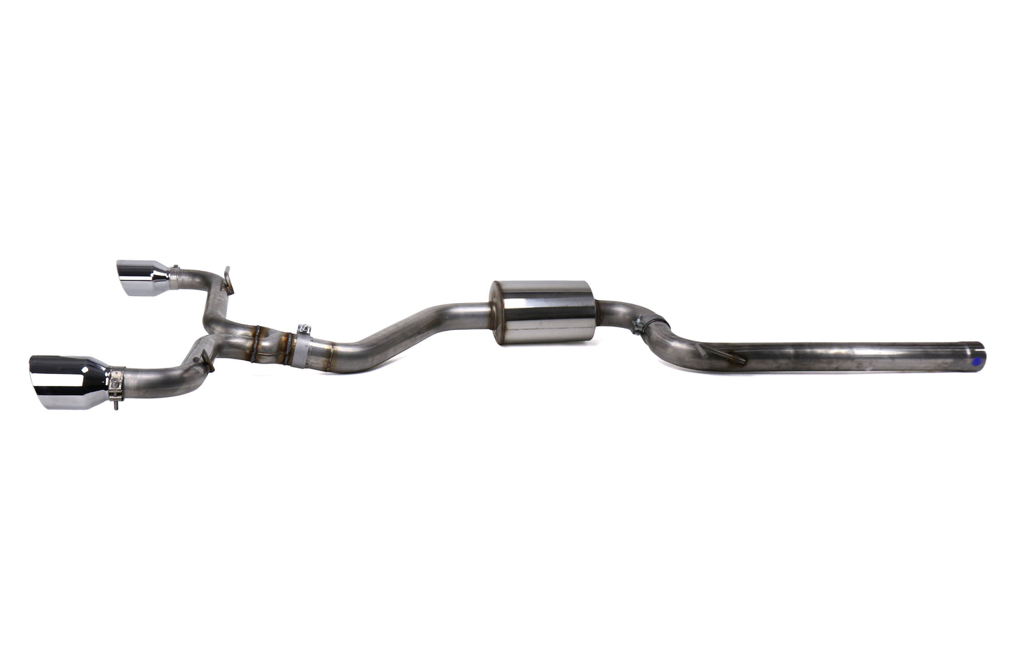 AWE Track Edition Cat-Back Exhaust (Chrome Silver Tips) - 2015-2017 Volkswagen GTI