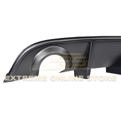 2015-Up Dodge Charger SRT Rear Bumper Dual Exhaust Diffuser