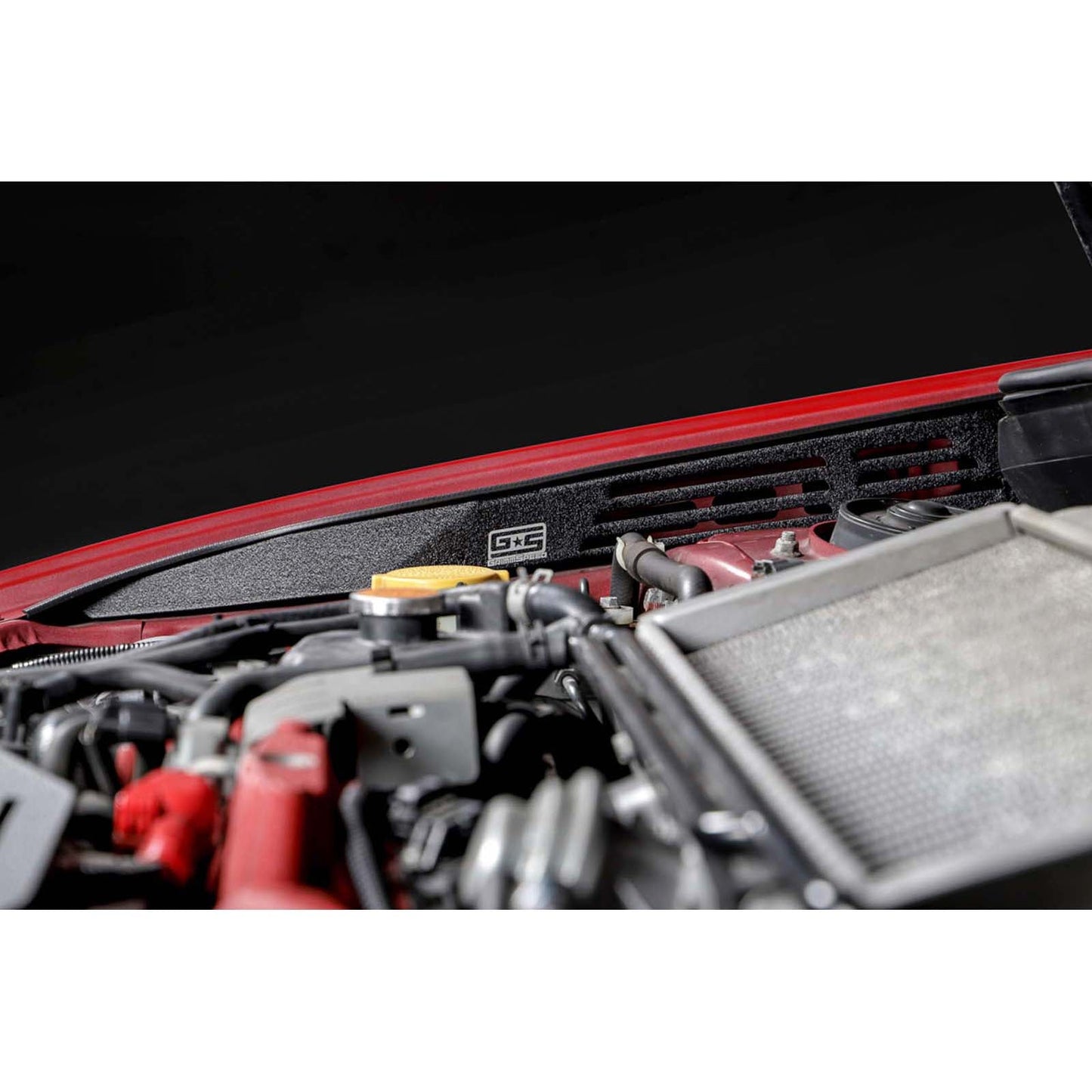 GrimmSpeed Fender Shrouds (Black)  - 2008-2014 Subaru WRX / STI