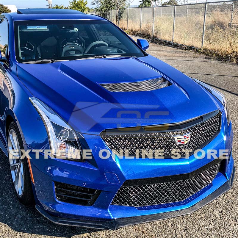 2016-19Cadillac ATS-V Carbon Fiber Front Splitter