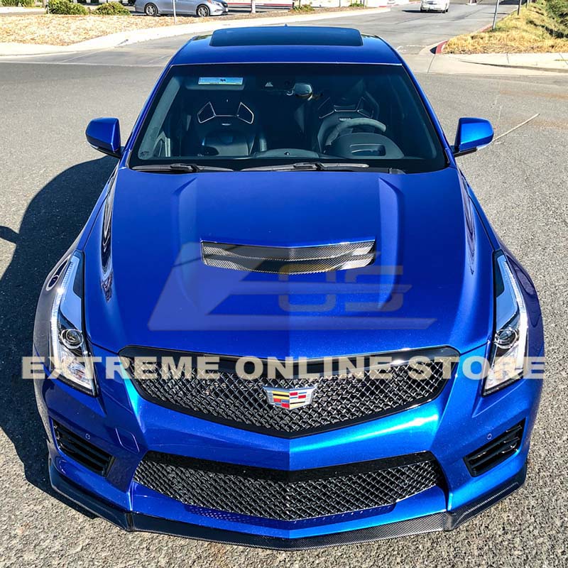 2016-19Cadillac ATS-V Carbon Fiber Front Splitter