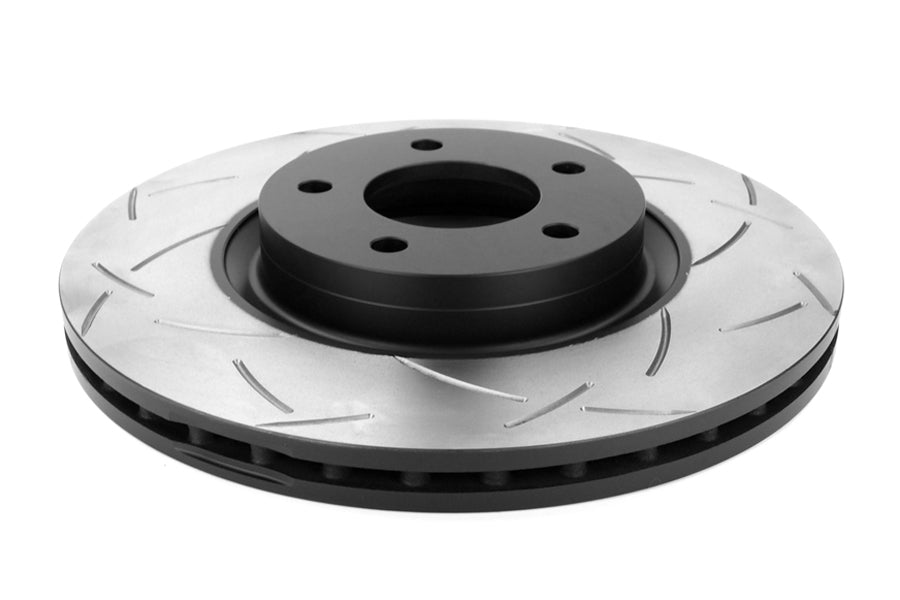 DBA 4000 Series T-Slot Slotted Rotor Pair Front - 2007-2013 Mazdaspeed3