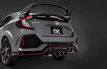 Magnaflow Competition Series Cat Back Exhaust w/ Carbon Fiber Tips - 2017-2020 Honda Civic Type R