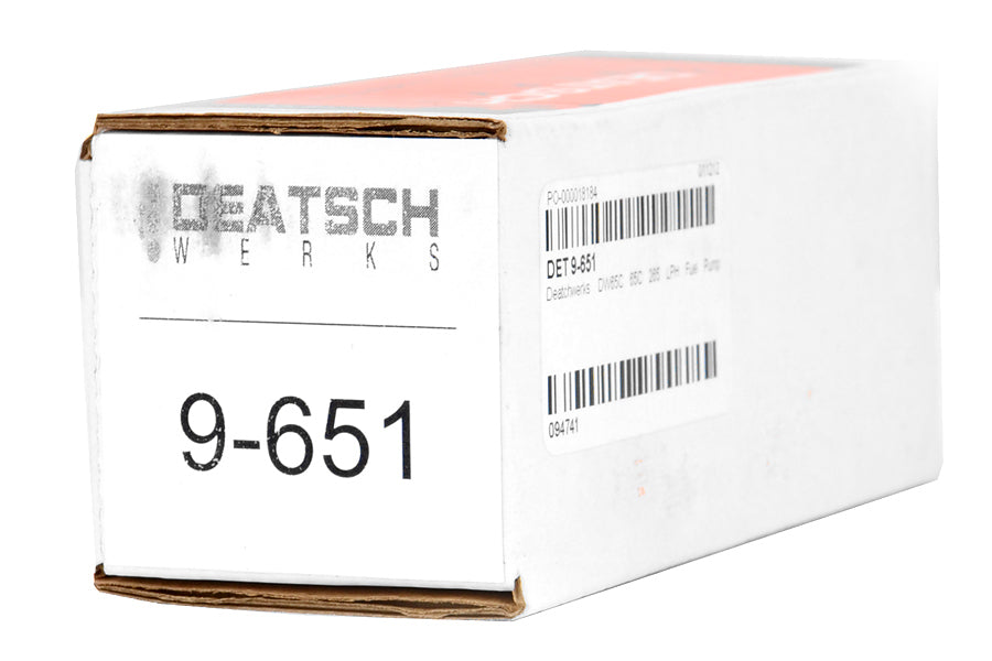 DeatschWerks DW65c Series Fuel Pump w/ Install Kit - Mitsubishi/Mazda Models (inc. 2008-2015 Mitsubishi Evo X / 2007-2013 Mazdaspeed3)