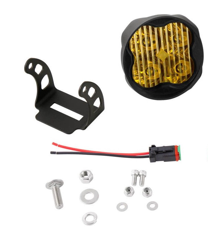 Diode Dynamics SS3 Pod Max Angled Passenger Side Fog Light Yellow