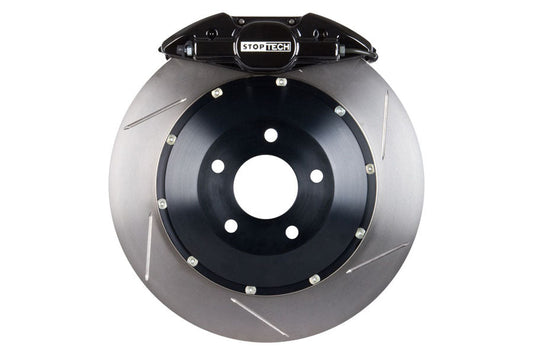 Stoptech ST-22 Big Brake Kit Rear 328mm Black Slotted Rotors - 2002-2007 Subaru WRX
