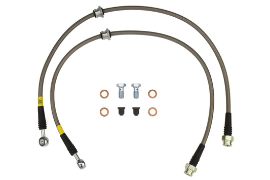 Stoptech Stainless Steel Brake Lines Front - Volkswagen Models (inc. 2015-2019 GTI PP / 2016-2019 Golf R)