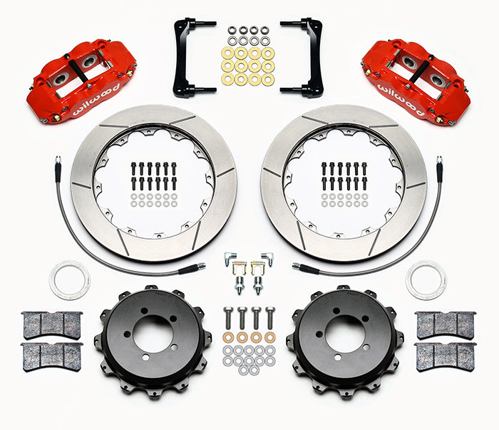 Wilwood FNSL4R 12.88in Rear Kit Red - 2013-2021 Scion FR-S / Subaru BRZ / Toyota 86
