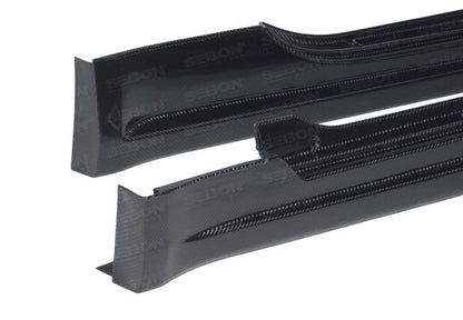 Seibon Carbon Fiber SA Style Side Skirts - 2002-2008 Nissan 350Z