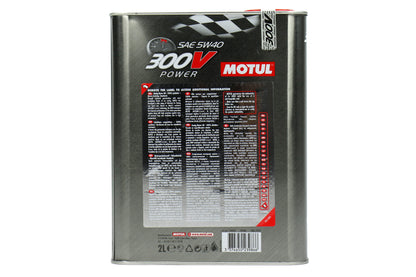 Motul 300V Power 5W40 Engine Oil 2L - Universal