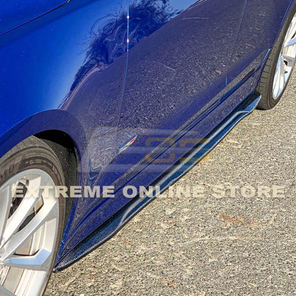2016-19 Cadillac ATS-V Carbon Fiber Side Skirts Rocker Panels