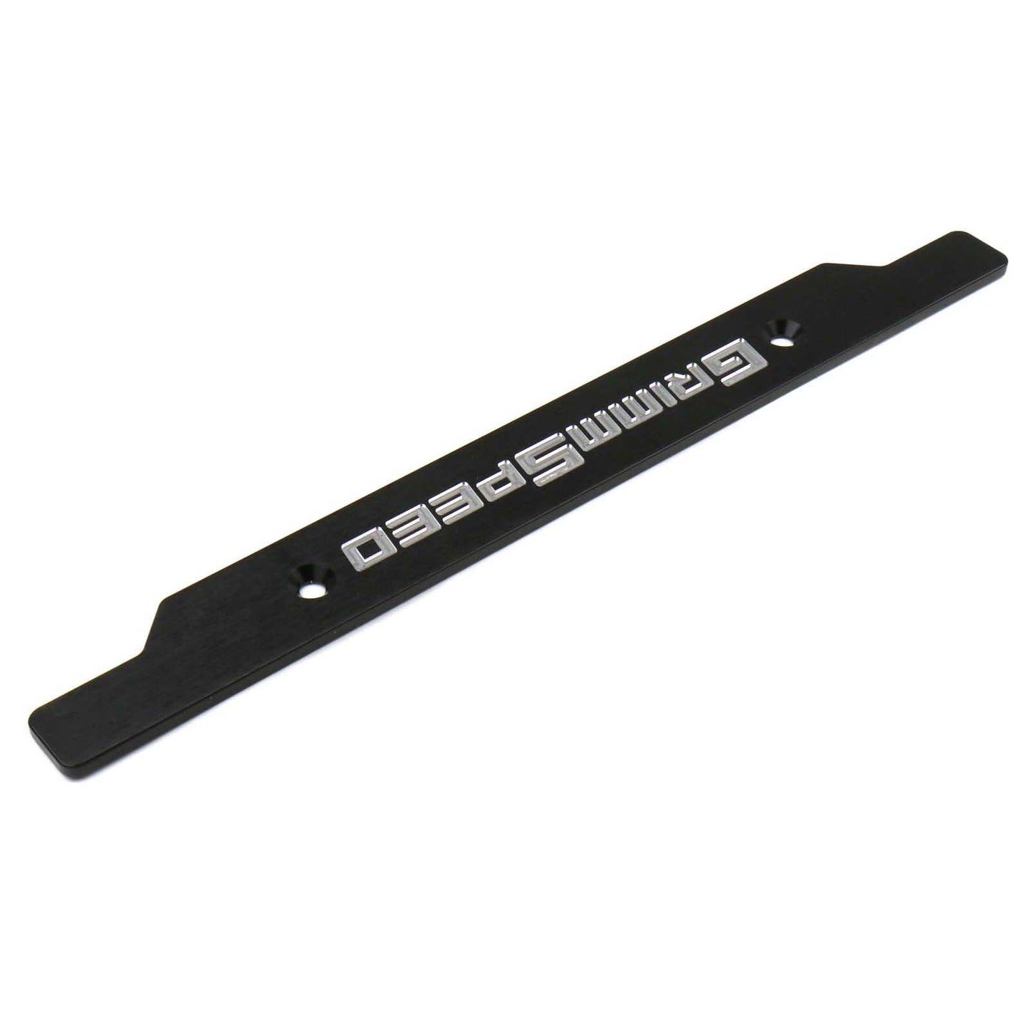 GrimmSpeed License Plate Delete Black/Silver - 2002-2005 Subaru WRX/STI