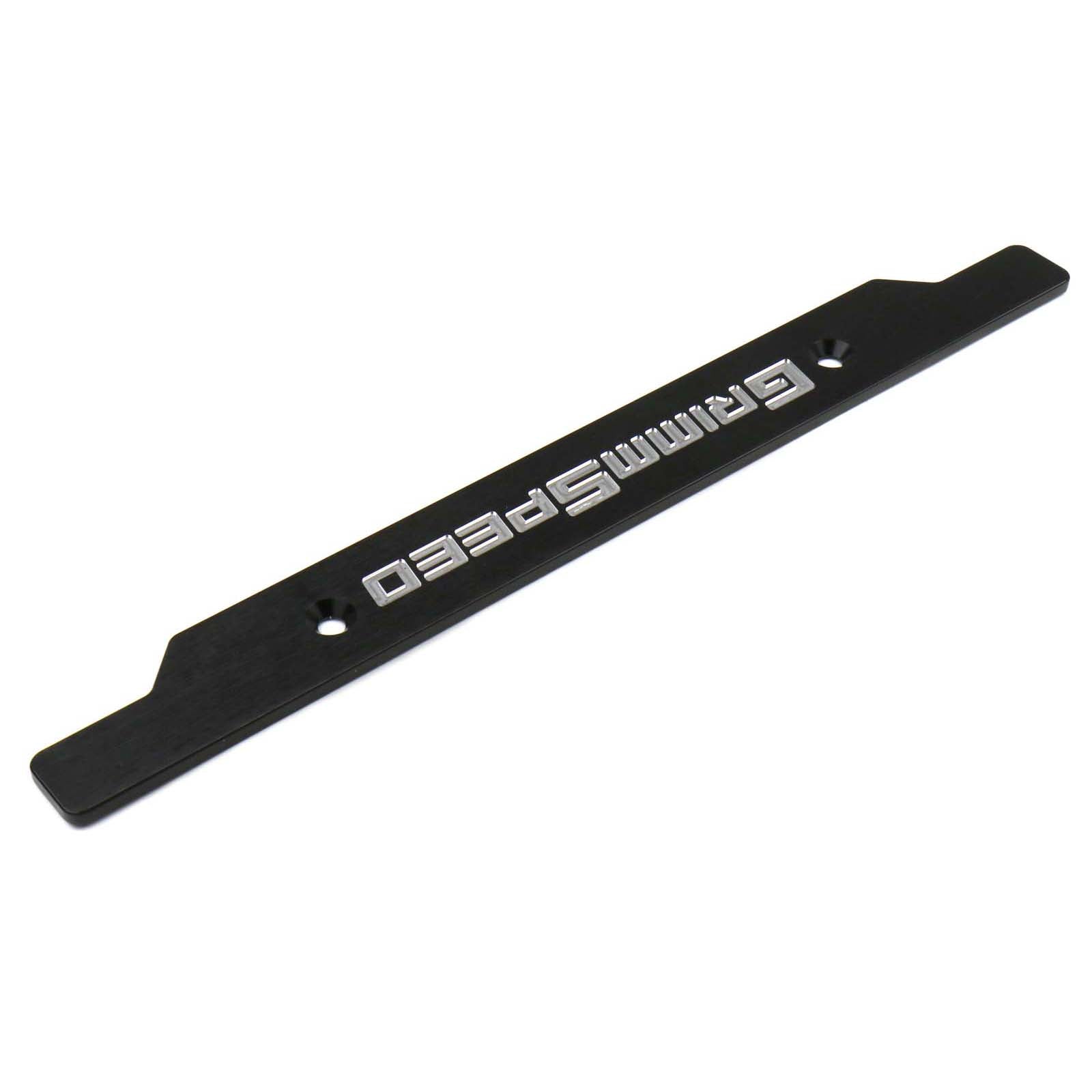 GrimmSpeed License Plate Delete Black/Silver - 2002-2005 Subaru WRX/STI