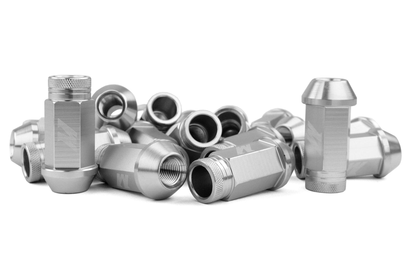 Mishimoto Aluminum Locking Lug Nuts Silver 12x1.25 - Universal