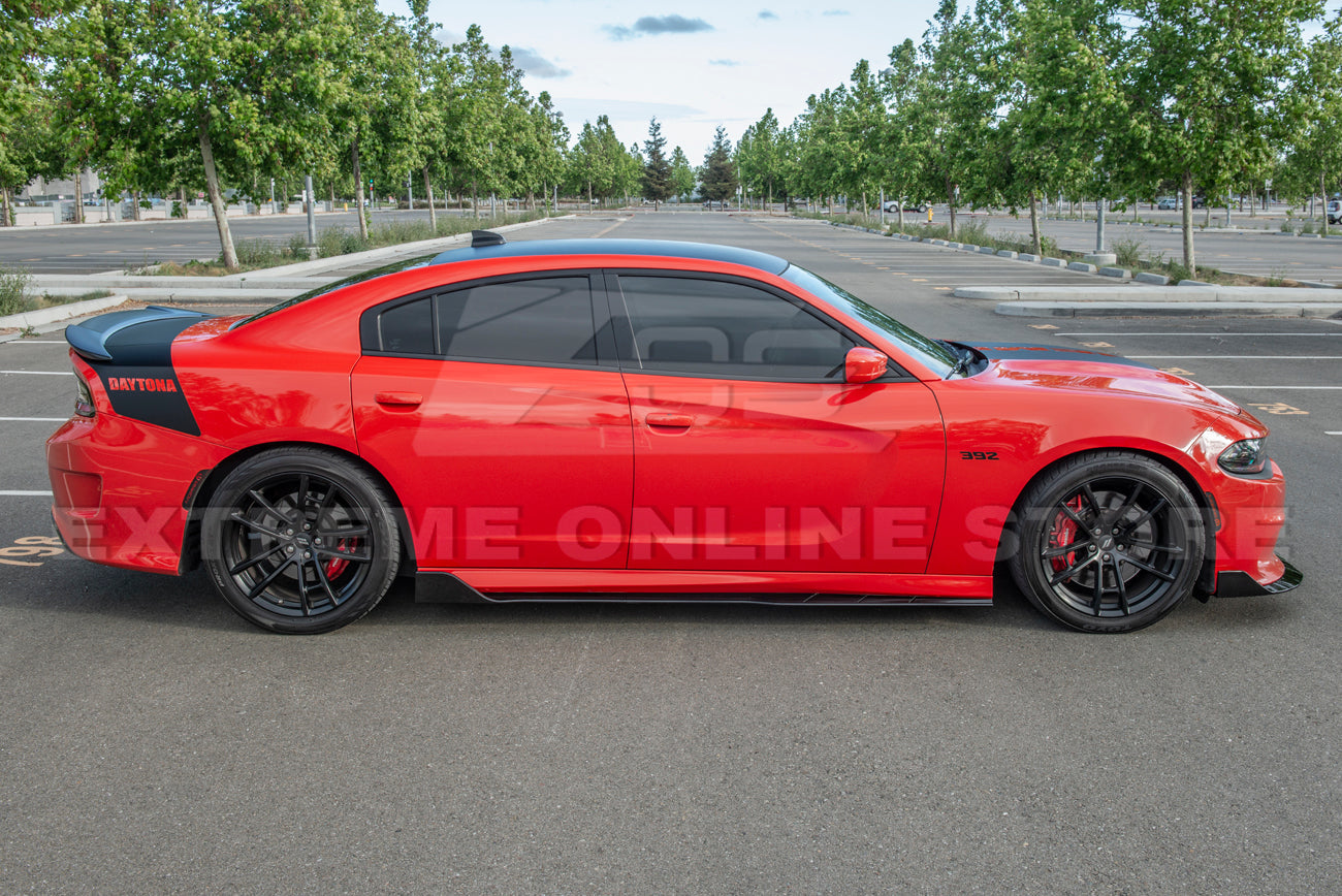 2015-Up Dodge Charger SRT Performance Front Splitter & Rocker Panel