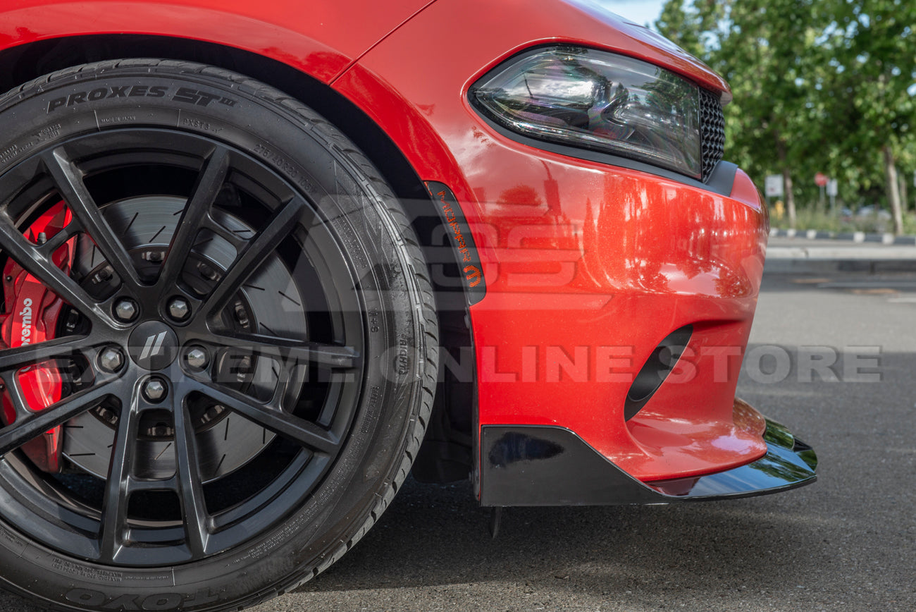 2015-Up Dodge Charger SRT Performance Front Splitter & Rocker Panel