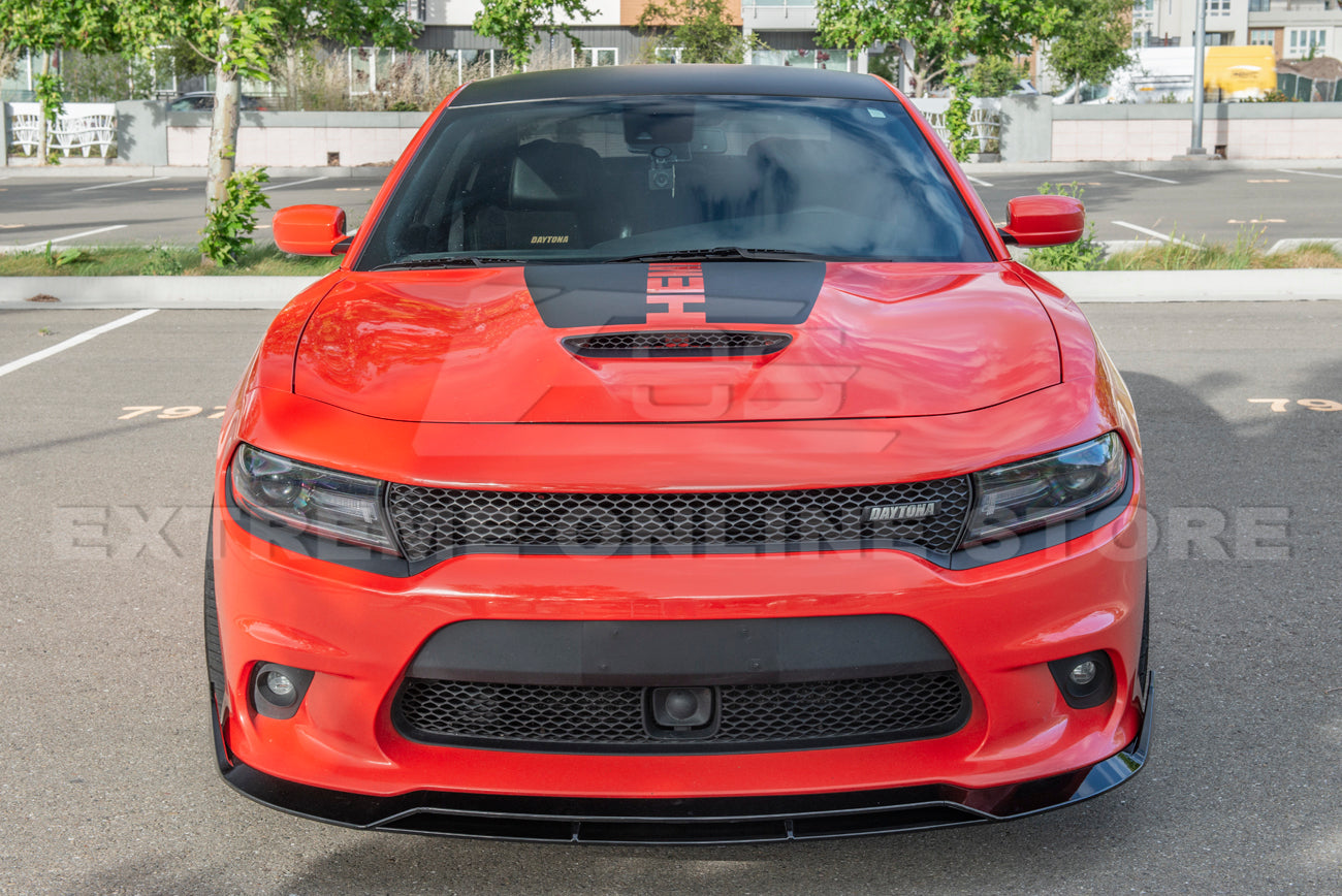 2015-Up Dodge Charger SRT Performance Front Splitter & Rocker Panel