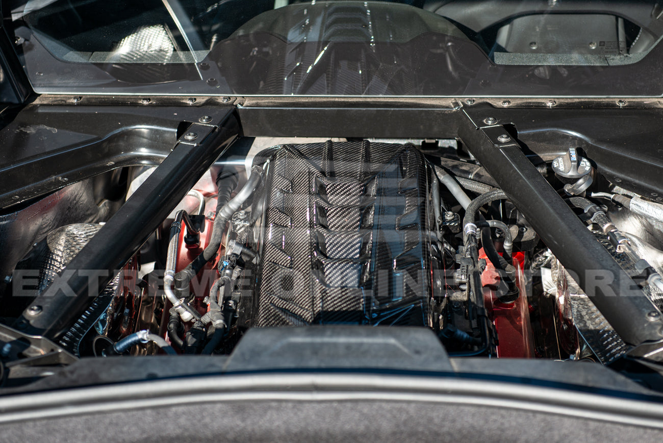 Corvette C8 Coupe Engine Cover W/ Bay Panel Insert
