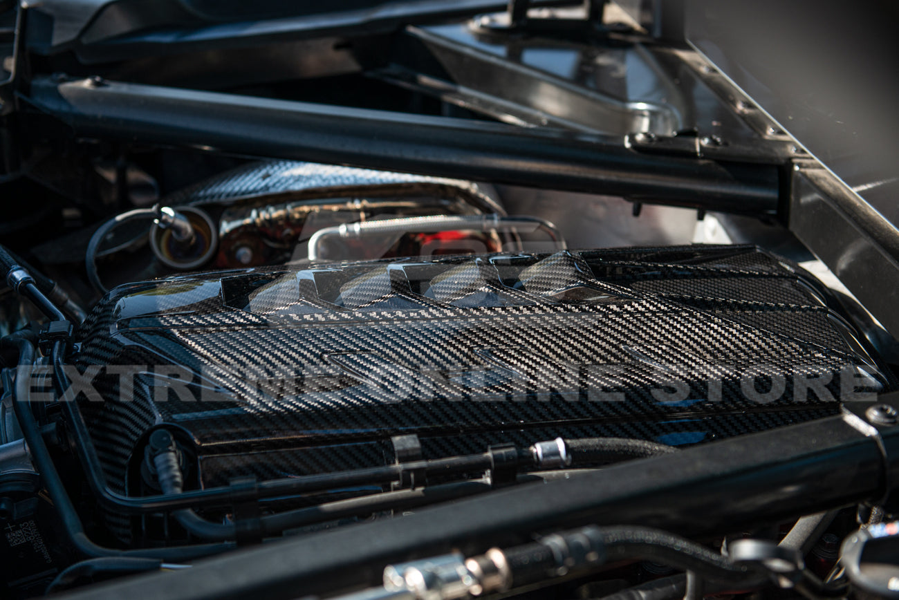 Corvette C8 Coupe Engine Cover W/ Bay Panel Insert