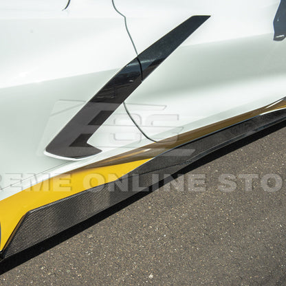 Chevrolet Corvette C8 DRY CARBON FIBER 5VM Side Skirts