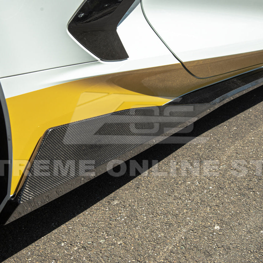 Chevrolet Corvette C8 DRY CARBON FIBER 5VM Side Skirts
