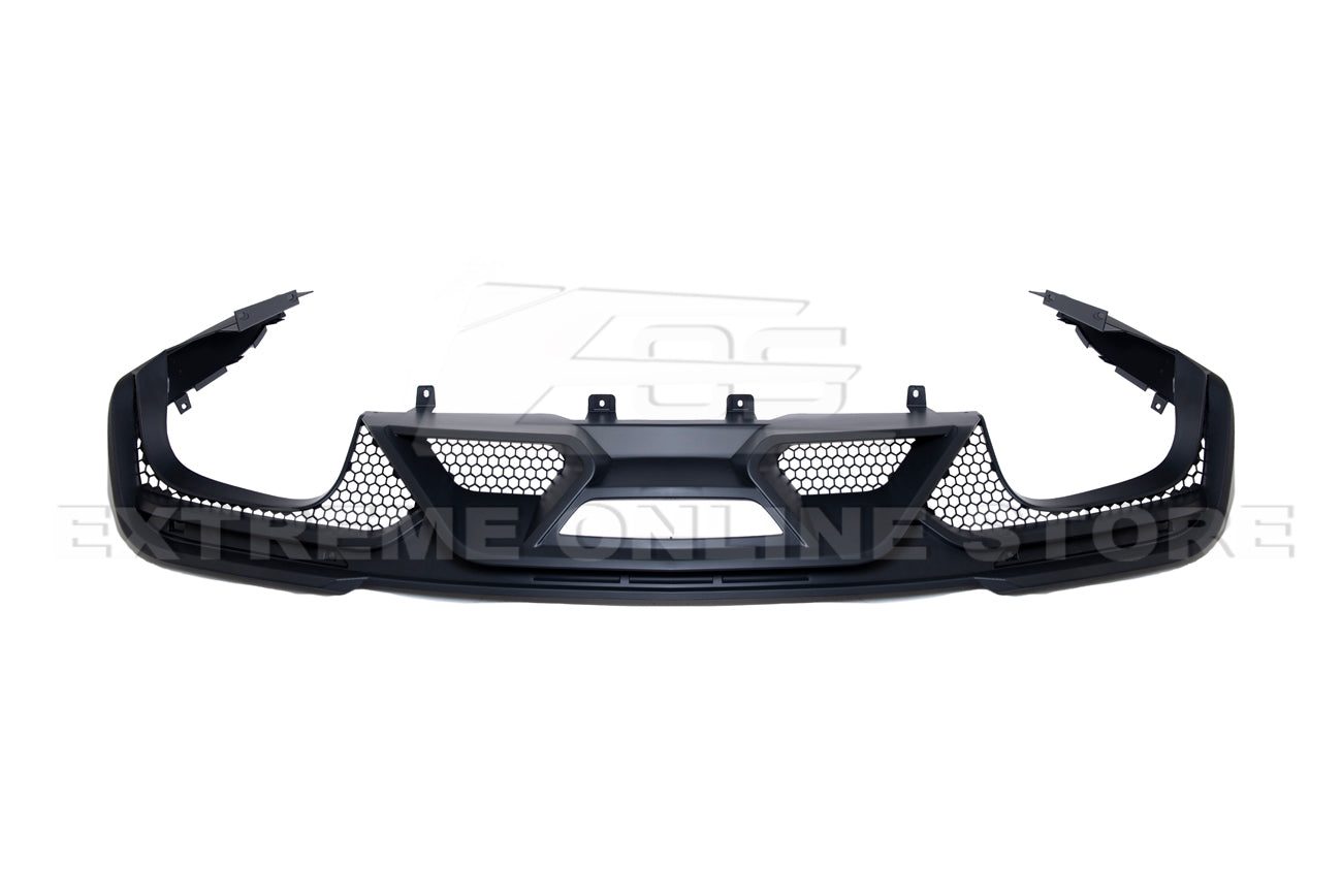 2018-22 Ford Mustang GT500 Rear Bumper Quad Tips Diffuser