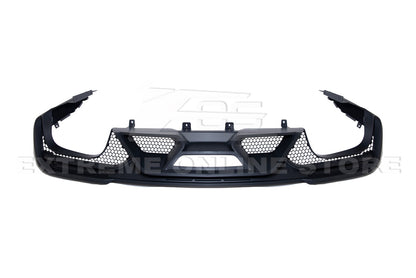 2018-22 Ford Mustang GT500 Rear Bumper Quad Tips Diffuser