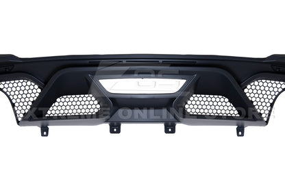 2018-22 Ford Mustang GT500 Rear Bumper Quad Tips Diffuser