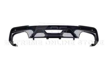 2018-22 Ford Mustang GT500 Rear Bumper Quad Tips Diffuser