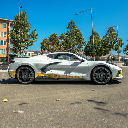 Chevrolet Corvette C8 DRY CARBON FIBER 5VM Side Skirts