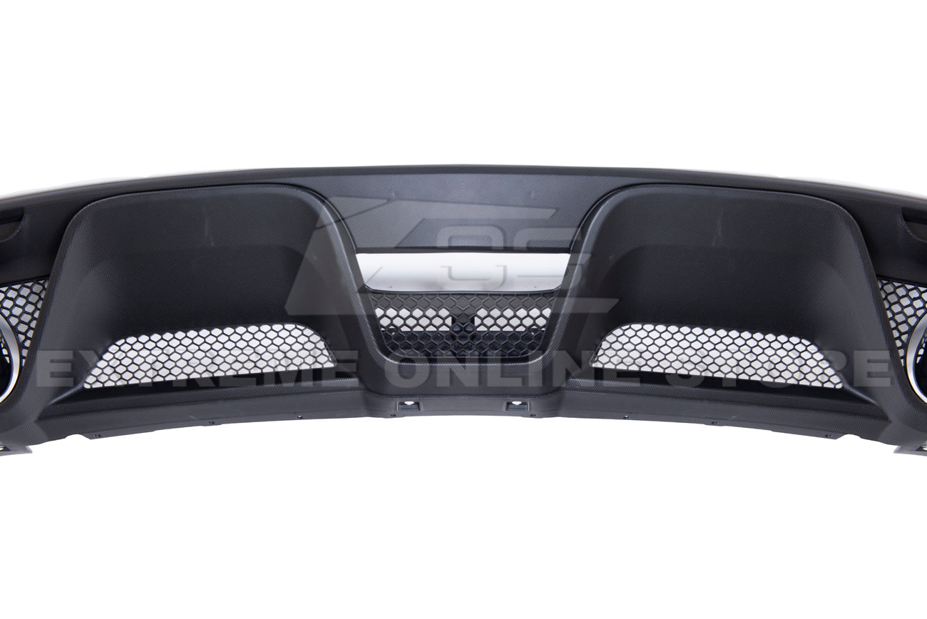 2015-17 Ford Mustang GT350 Rear Bumper Quad Tips Diffuser