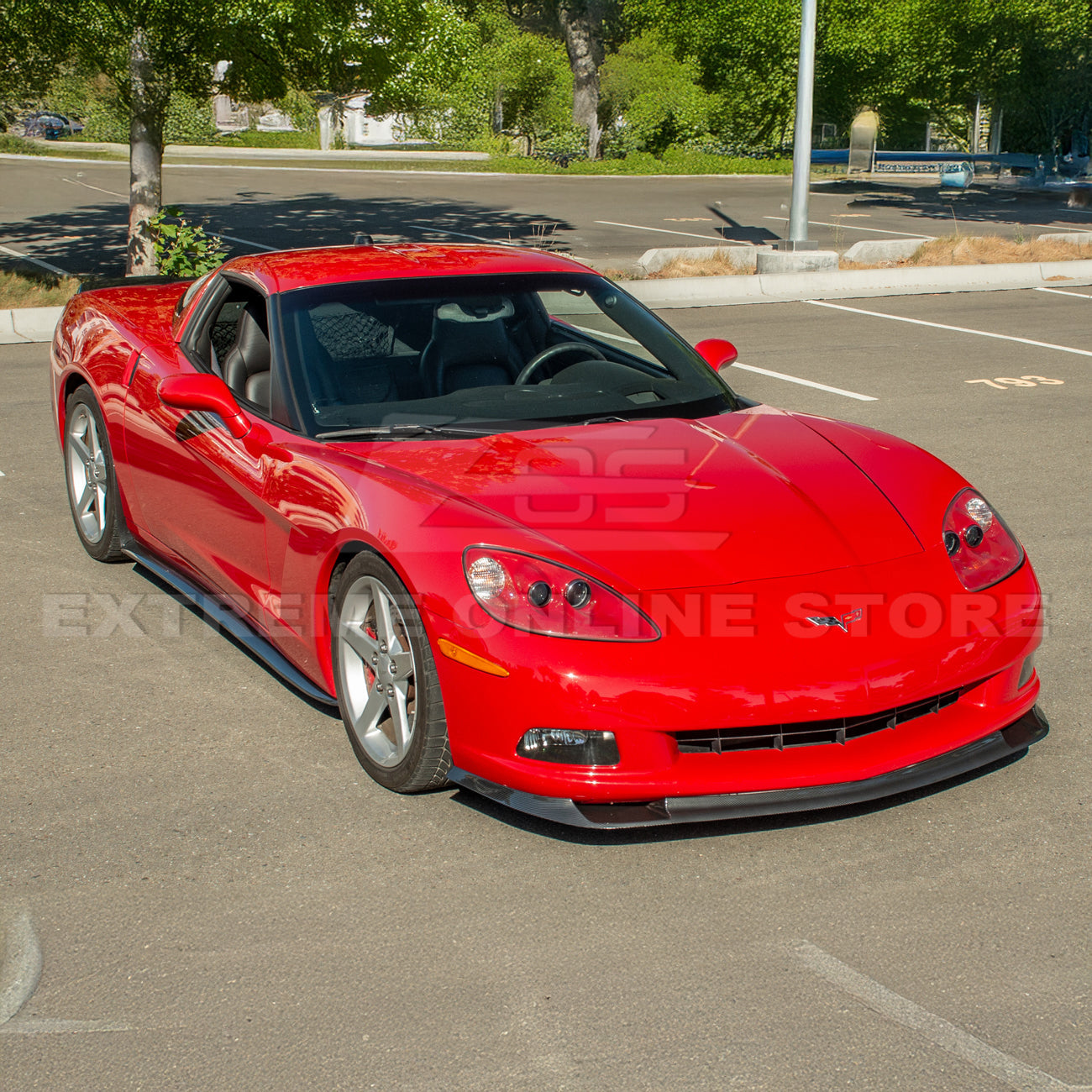 Corvette C6 Base Model ZR1 Conversion Front Splitter Lip