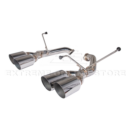 2022-Up Subaru WRX | Axle Back Muffler Delete Single Wall 4" Quad Tips Exhaust