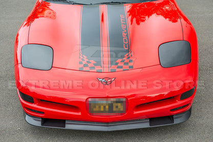 Chevrolet Corvette C5 DRY Carbon Fiber Front Headlight Covers