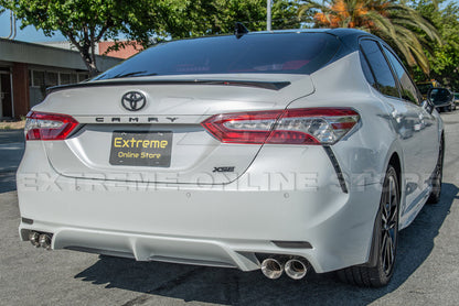 2018-24 Toyota Camry Muffler Delete Axle Back Quad Tips Exhaust