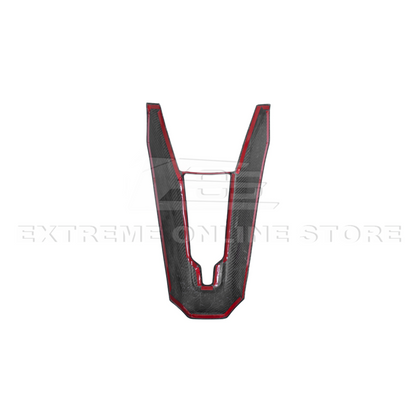 Corvette C8 DRY CARBON FIBER Waterfall Console Cover