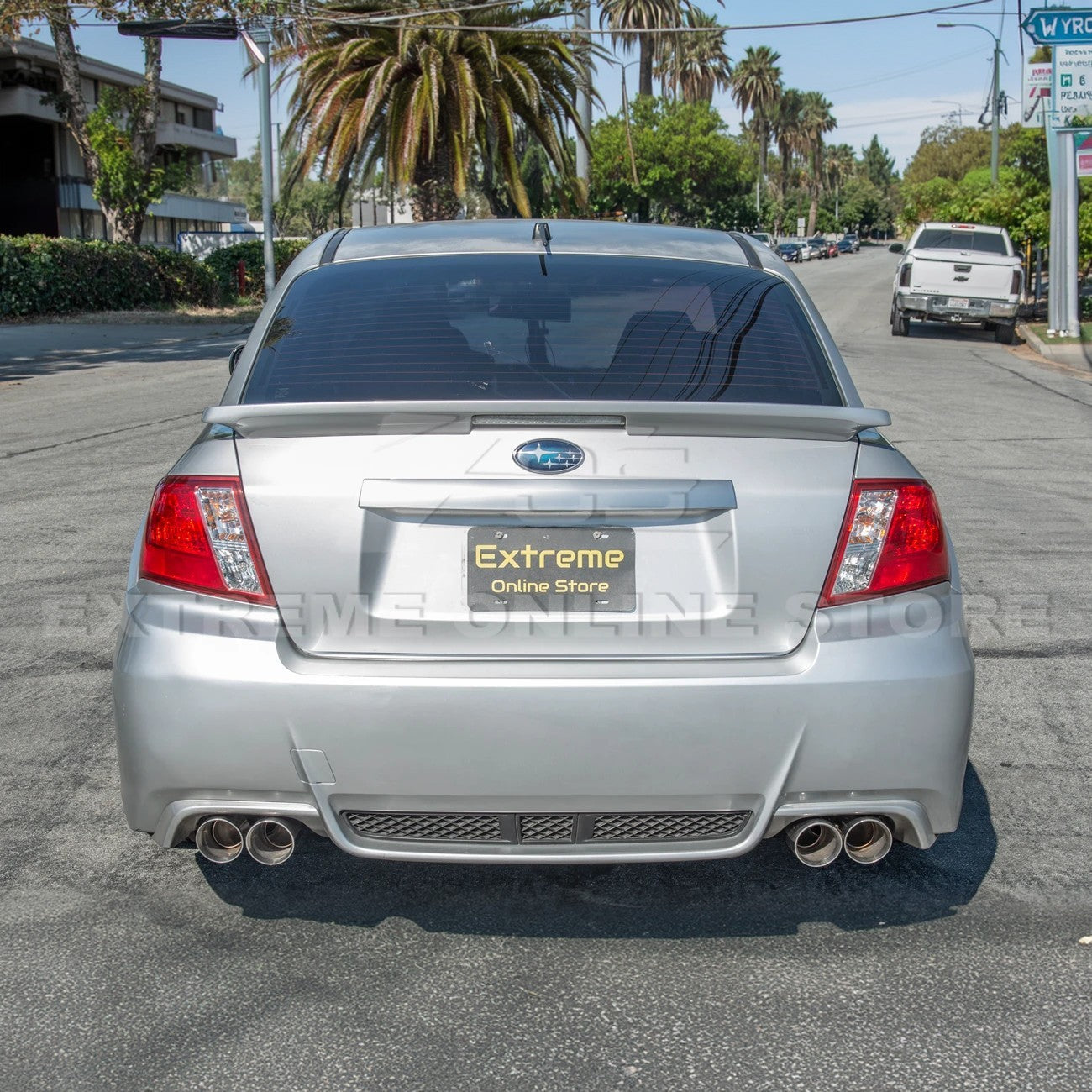 2011-14 Subaru Impreza WRX / STi Muffler Delete Axle Back Quad Exhaust