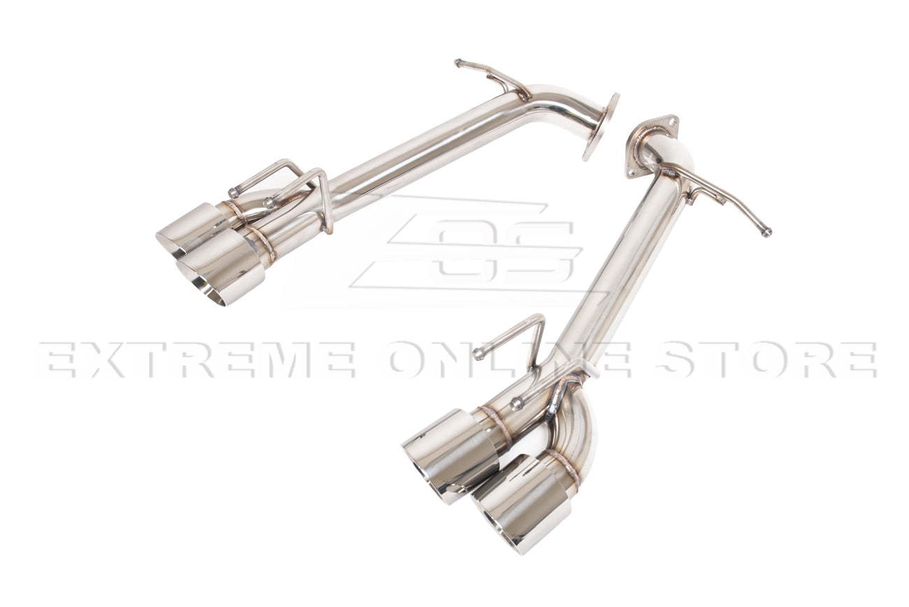 2018-24 Toyota Camry Muffler Delete Axle Back Quad Tips Exhaust
