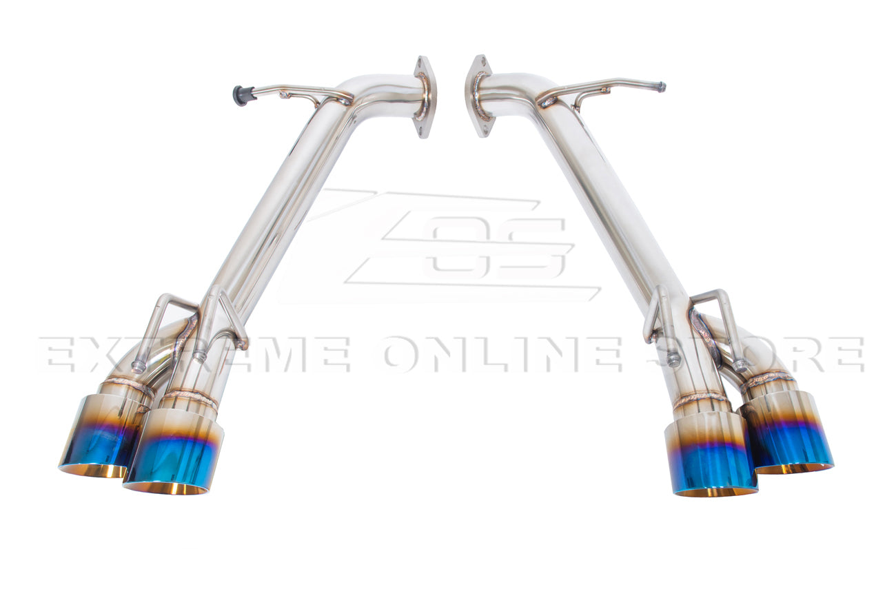 2018-24 Toyota Camry Muffler Delete Axle Back Quad Tips Exhaust