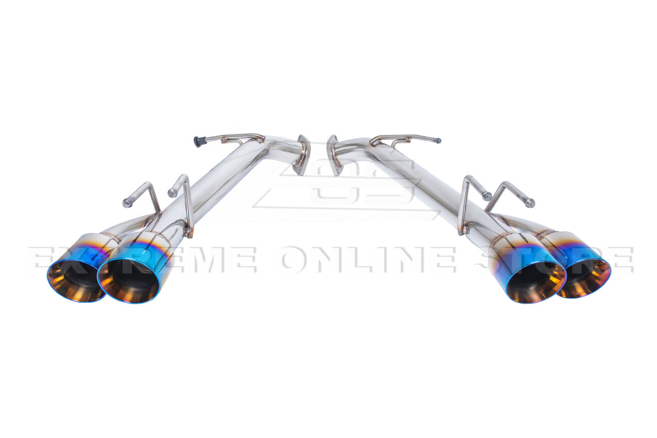 2018-24 Toyota Camry Muffler Delete Axle Back Quad Tips Exhaust