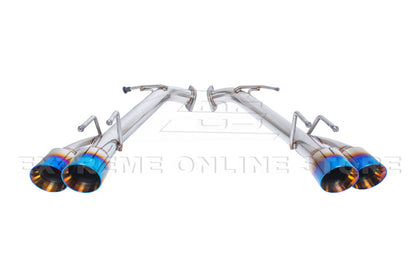 2018-24 Toyota Camry Muffler Delete Axle Back Quad Tips Exhaust