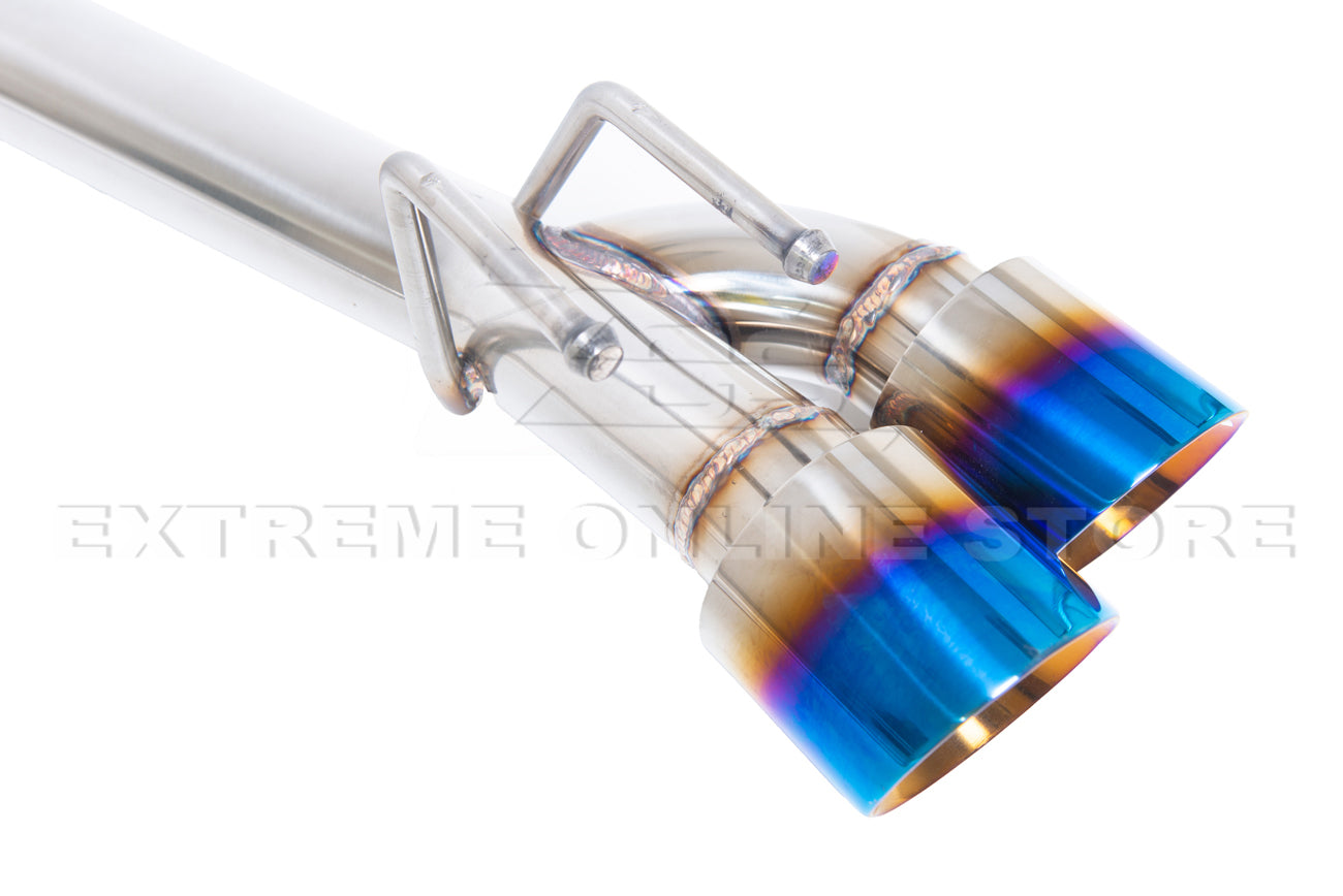 2018-24 Toyota Camry Muffler Delete Axle Back Quad Tips Exhaust