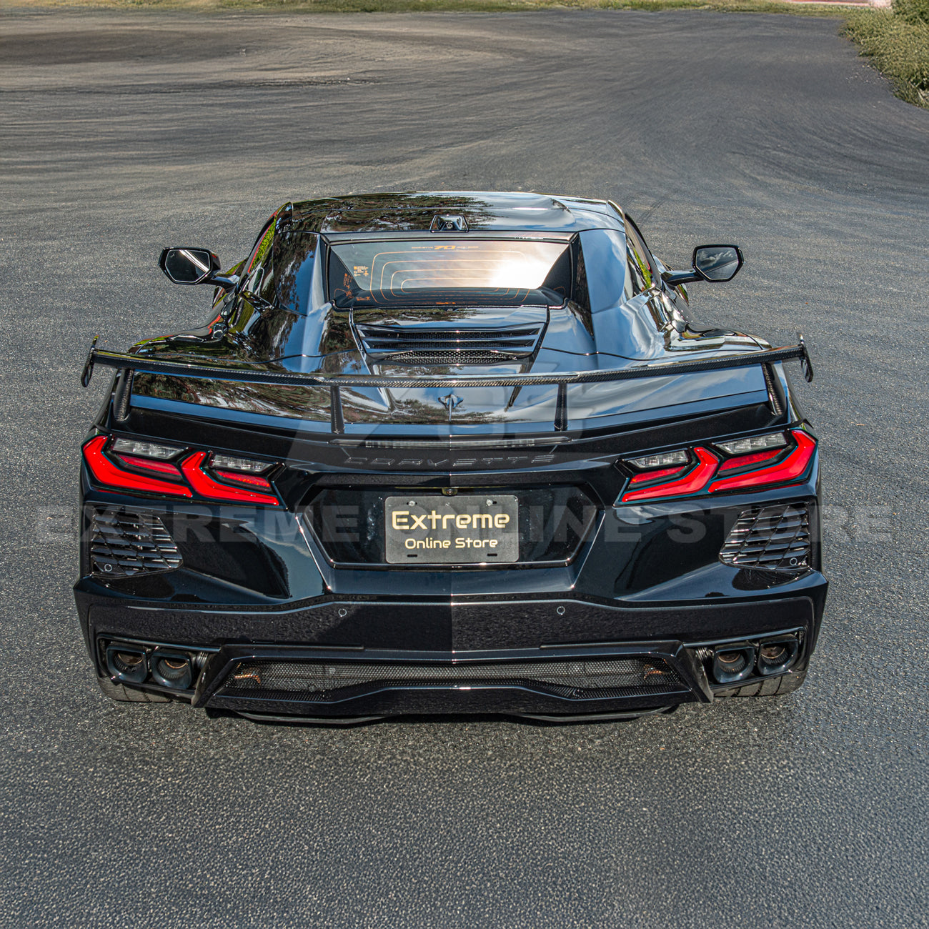5VM Package Corvette C8 Stingray DRY CARBON FIBER Rear Spoiler